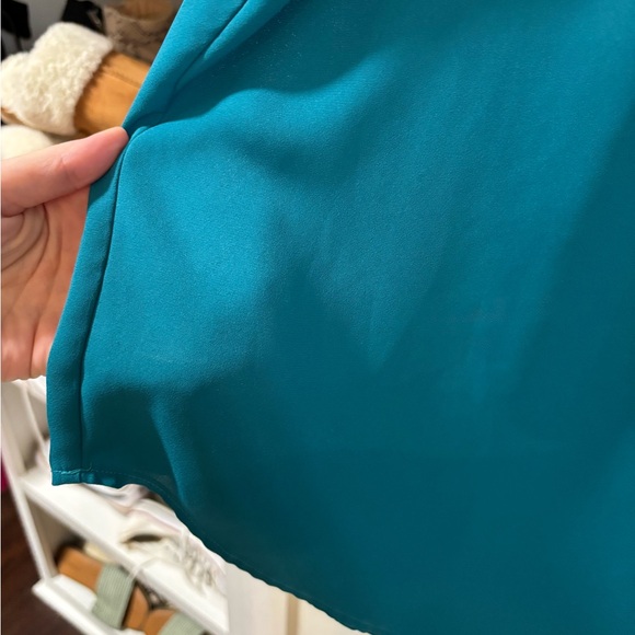 Adrianna Papell Teal Women's Top - Picture 3 of 6